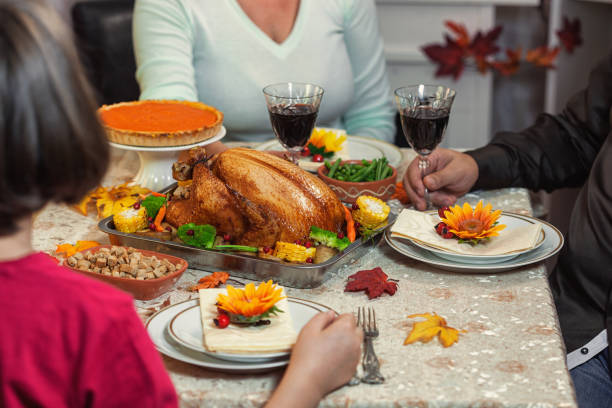 istock A family celebrating Thanksgiving together 1756184919