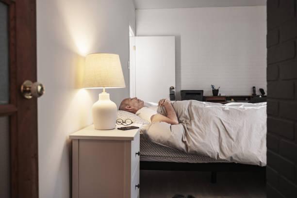 istock Senior man waking up in the morning 1756187203