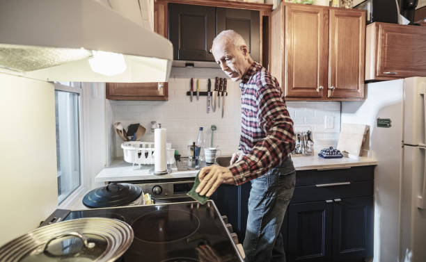 istock Senior man making morning coffee 1756187766
