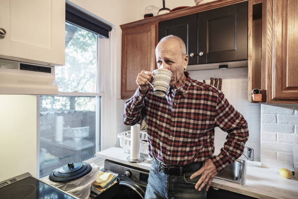 istock Senior man making morning coffee 1756188328