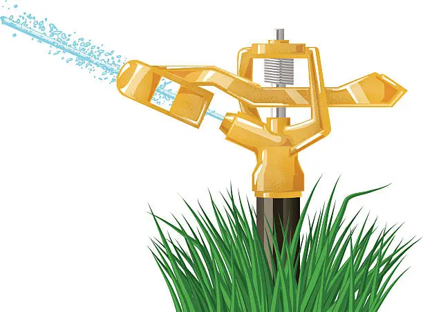 Vector illustration of sprinkler