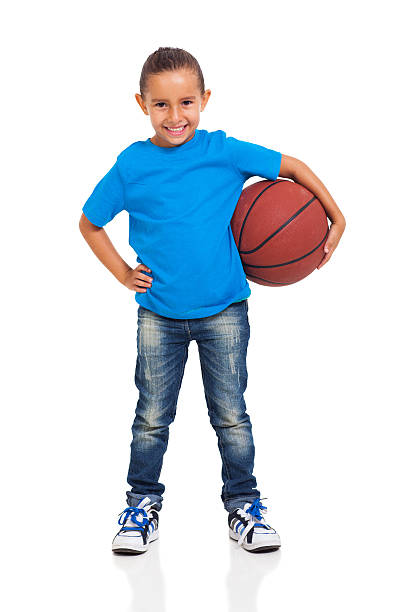 istock little girl posing with a ball 175621935