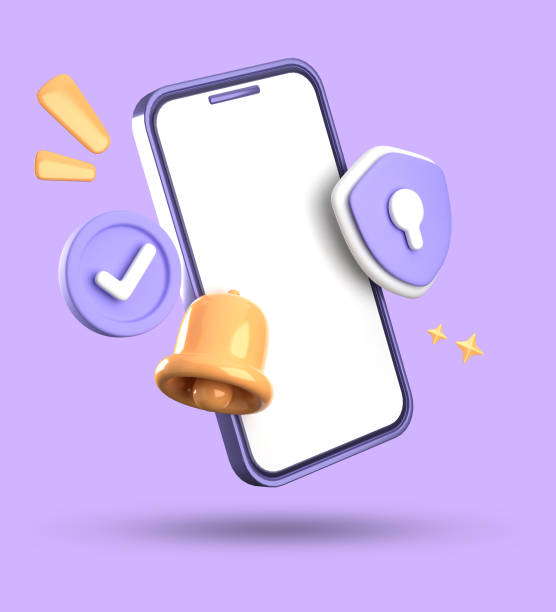 istock 3d rendering of envelope and bell notification, 3D pastel icon set. 1756238840