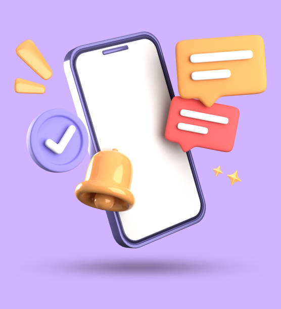 istock 3d rendering of envelope and bell notification, 3D pastel icon set. 1756238858