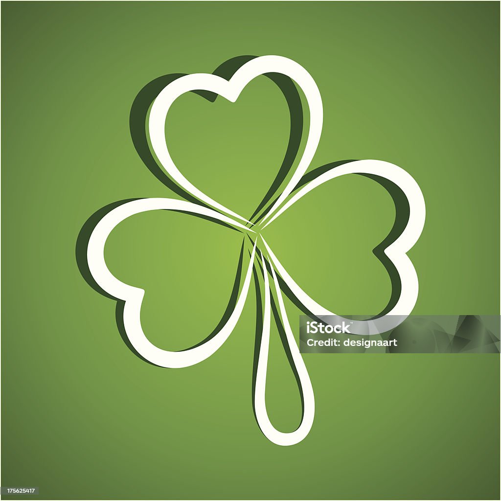 st patrick día - arte vectorial de Blanco - Color libre de derechos