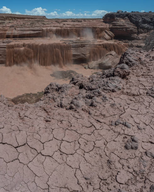 istock Grand Falls Mud Waterfall in Northern Arizona 1756340818