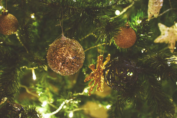 istock Christmas tree with Christmas decorations 1756343073