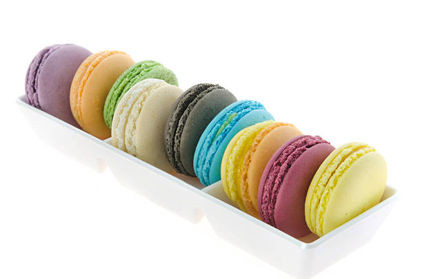 istock colorful macaroons in bowl 175635680
