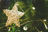Christmas tree with Christmas decorations