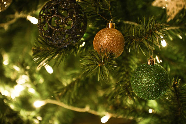istock Christmas tree with Christmas decorations 1756362174