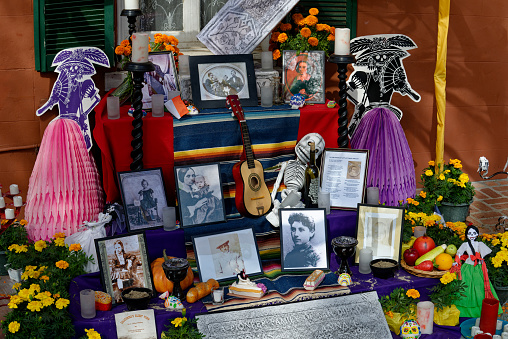 During the annual and traditional Mexican celebration, Day of the Dead (Día de los Muertos or Día de Muertos), altars, or ofrendas, hold offerings to honor loved ones who have died. The Day of the Dead is an important part of Mexican history and culture, a time to honor and remember those no longer living.