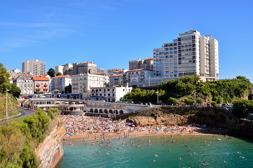 Photo picture details and landscapes of Biarritz city in France