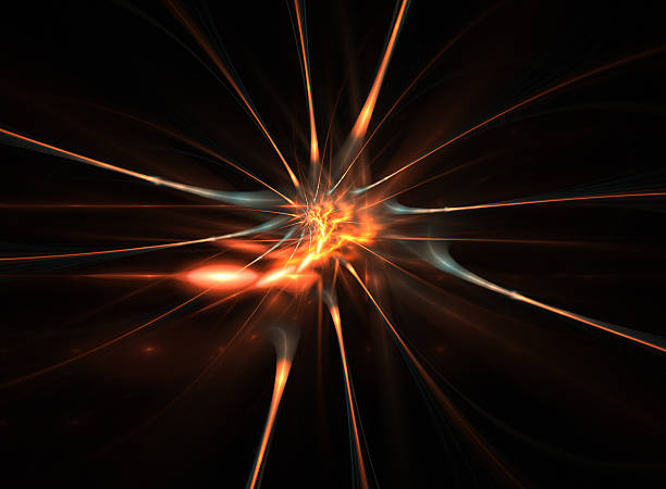 istock Shining star - abstract fractal design 175639054