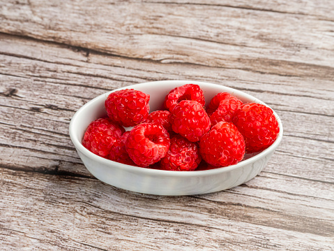 Fresh berries on white background, top view