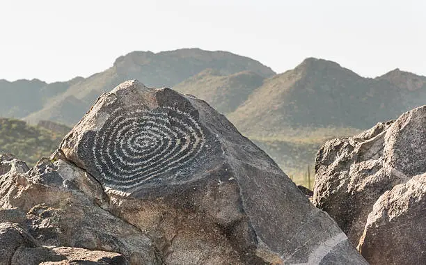 Photo of Spiral Petroglyph