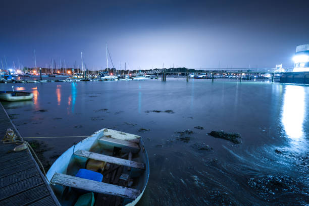 istock Harbor's Dusk Serenity: Warsash's Coastal Beauty 1756430558