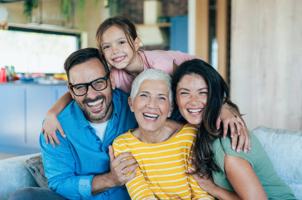istock Happy family portrait 1756458380