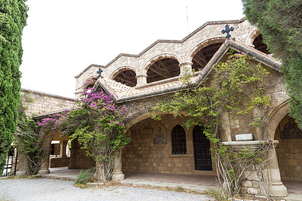 istock Felirimos monastery in Rhodes island, Greece 175646641