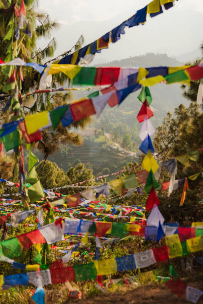 istock Prayer flags hanging in abundance 1756467466