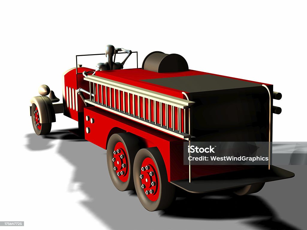 Feuerwehrwagen - Lizenzfrei Alt Stock-Foto