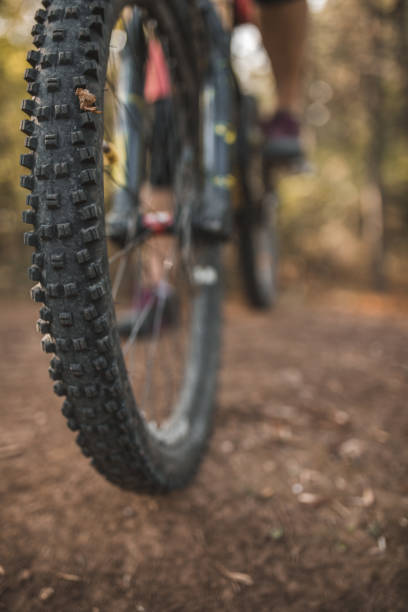 istock A close-up of downhill mountain biking wheels with copy space 1756513882
