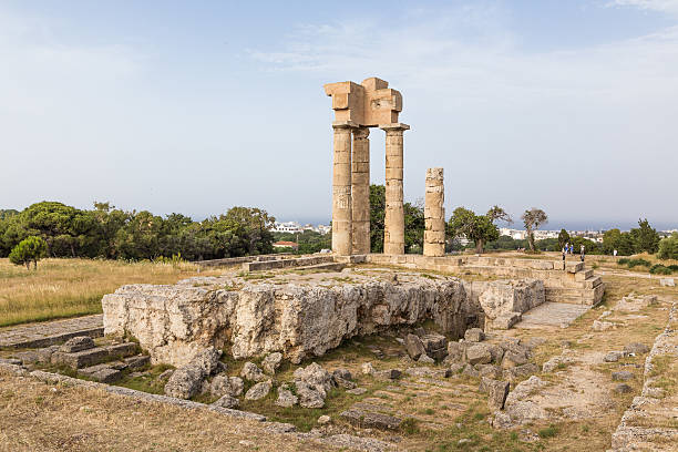 istock acropolis at monte smith hill in Rhodes, Greece 175652810