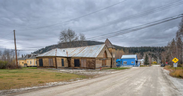 Street View with Abandoned Church