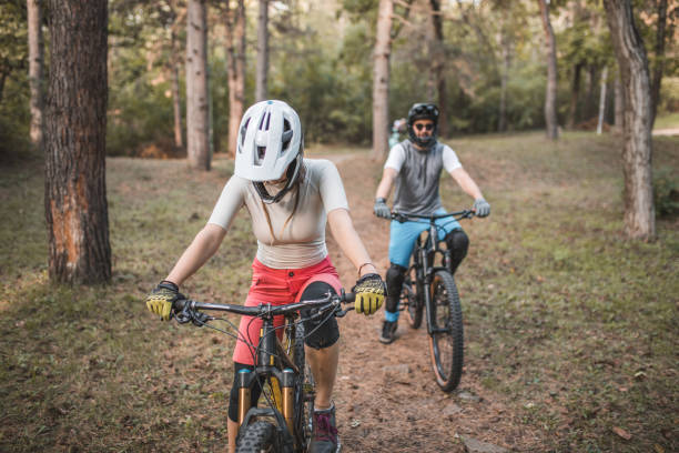 istock MTB mountain biking outdoors, two friends enjoy the adventure 1756547209