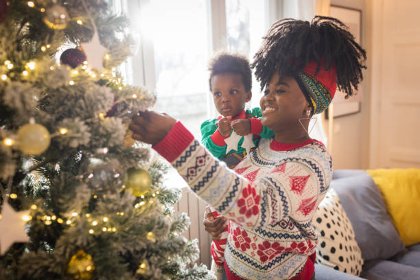 istock Christmas at home with family 1756549415