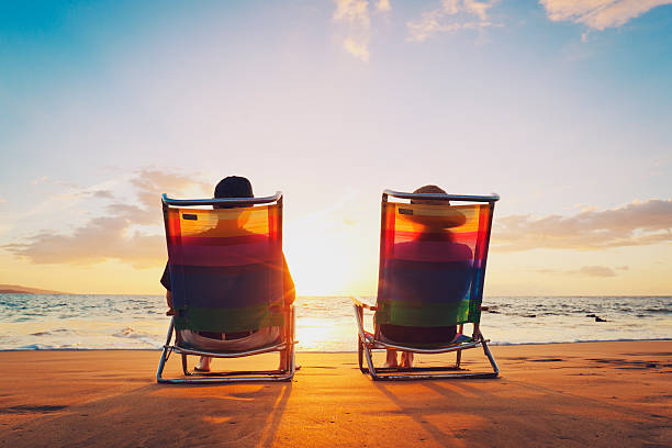 istock Happy Romantic Couple at the Beach 175655223