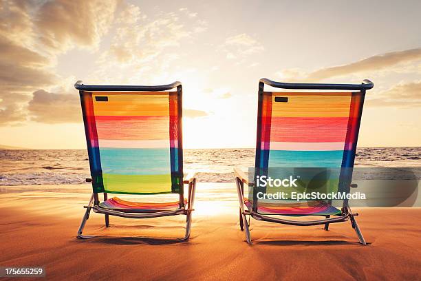 Hawaiian Vacation Sunset Concept Stock Photo - Download Image Now - Beach, Coastline, Horizontal