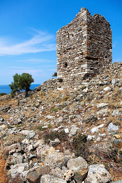 istock Byzantine era tower at Palaiopolis area in Samothraki island, Greece 175657261