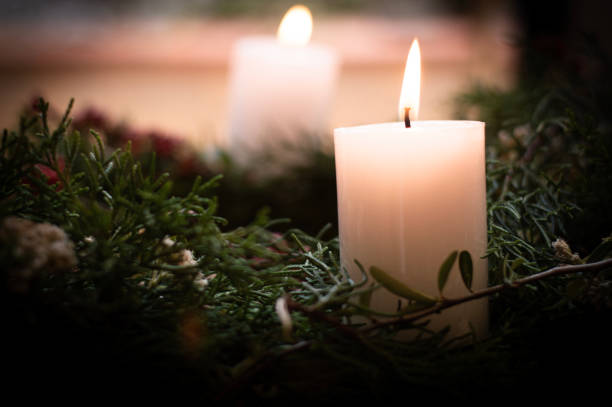 istock Detail Advent wreath Candle 1756607128