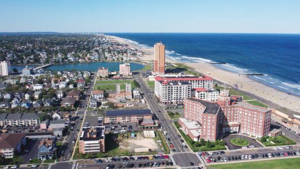 istock Drone Image of Asbury Park, NJ 1756642267