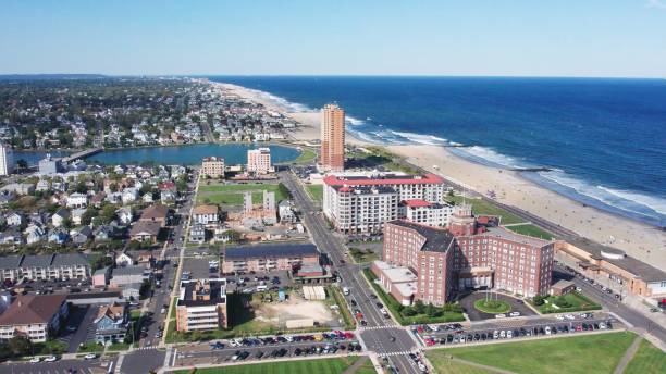 istock Drone Image of Asbury Park, NJ 1756642277