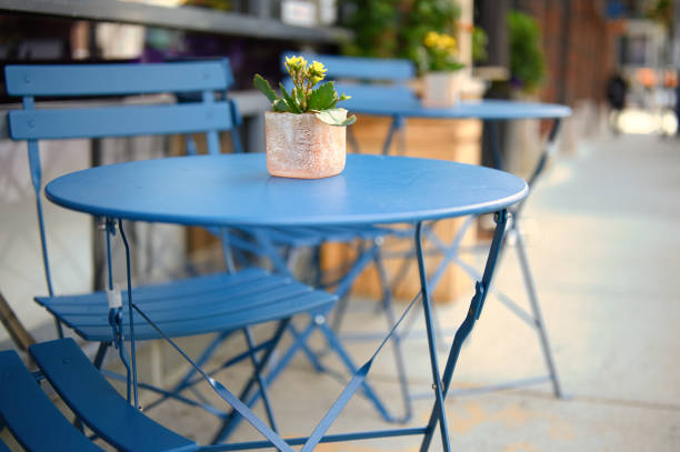 istock small plant on blue table on the street 1756657487