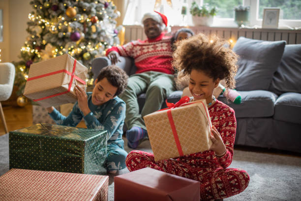 Excitement on Christmas Morning