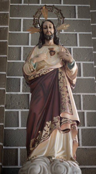 istock Heart of Jesus Sculpture 1756679139