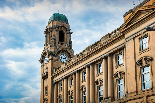 City Hall building in downtown Brantford Ontario Canada.