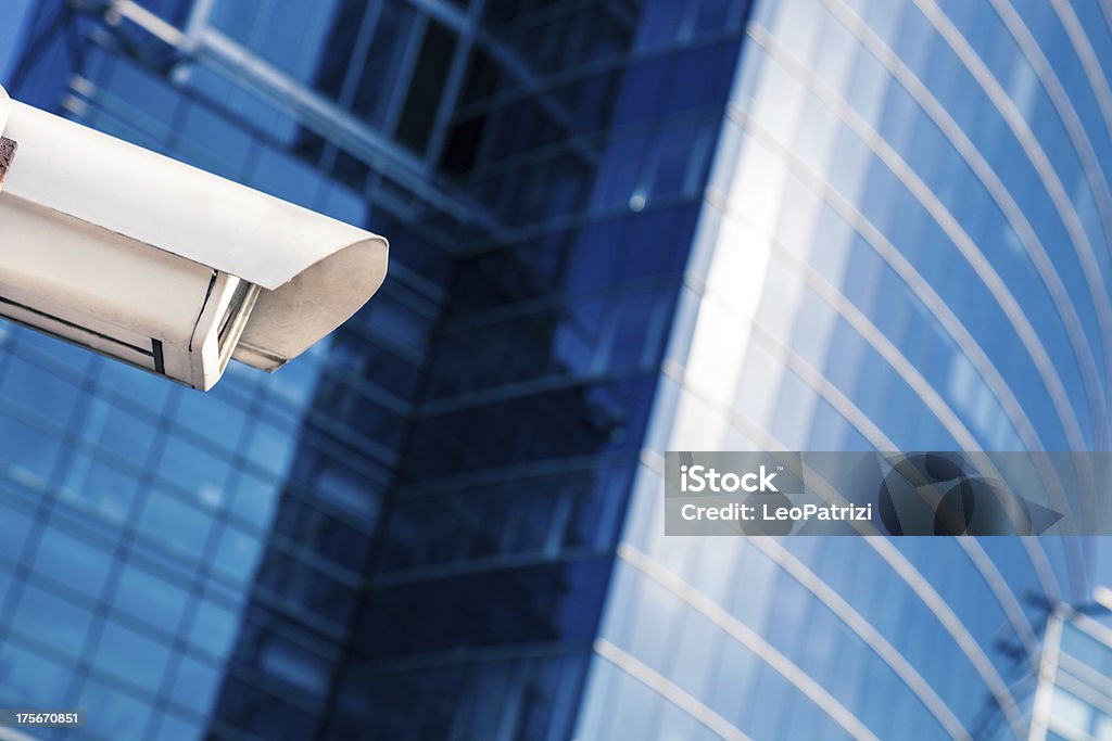 Banco de vigilância câmera - Foto de stock de Alto - Descrição Geral royalty-free
