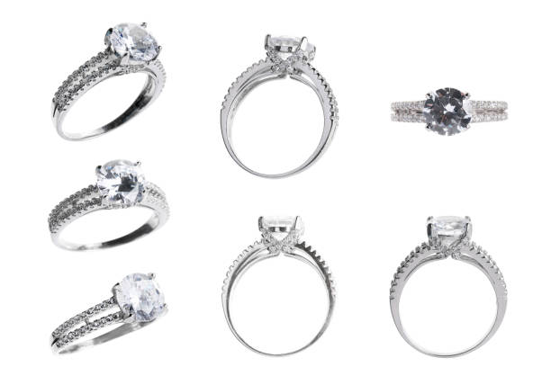Diamond solitaire ring.