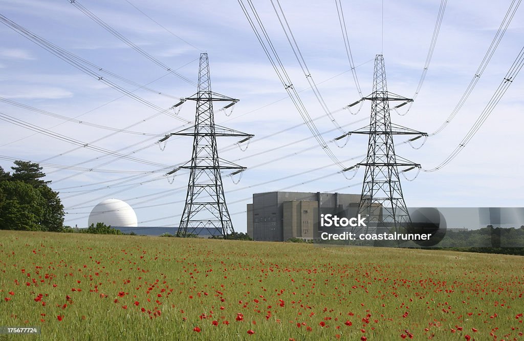 Sizewell A & B - 로열티 프리 원자력 발전소 스톡 사진