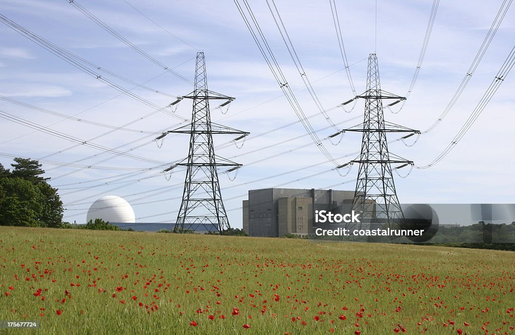 Sizewell um & B - Foto de stock de Usina Nuclear royalty-free