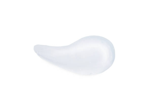istock Sample of transparent gel isolated on white, top view 1756779359