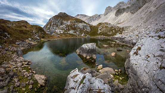 Luznica Lake or the third lake of Krn is a glacial lake in the Triglav national park of Slovenia