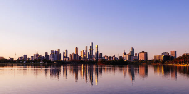istock Albert Park at Sunset in Melbourne Australia 1756808889