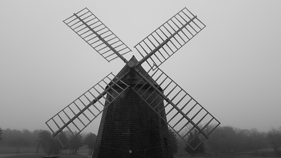 What I wished, was that there wasn't anyone - or anything - inside that Windmill I was determined  to photograph; despite the rain, the fog, and the eerie feeling that there was! Taken on a beautifully foggy and drizzly day, in Cape Cod, Massachusetts.