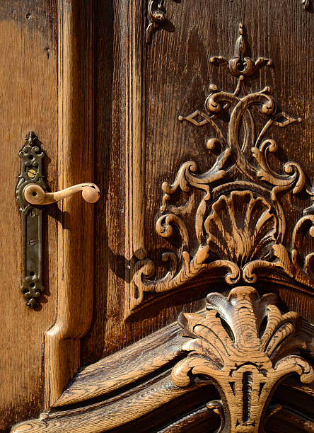 istock Ornate Wooden Door 175684277
