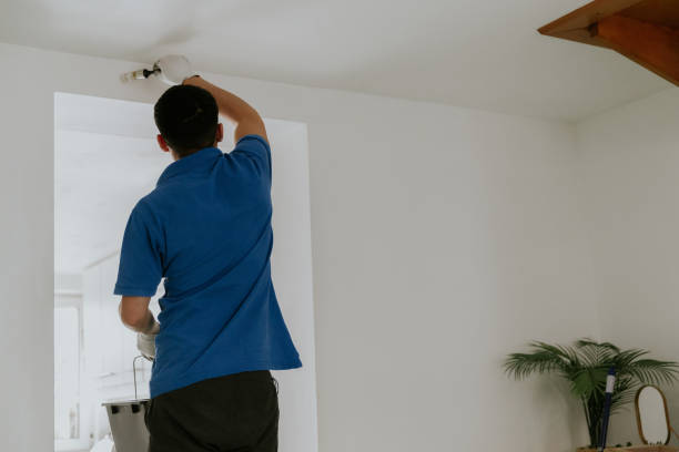istock A young man paints the wall with a brush. 1756856066