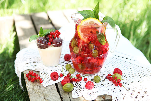 Summer berry cocktail